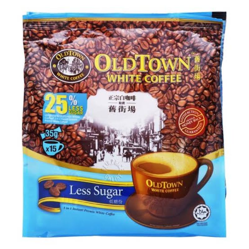 

OLD TOWN WHITE COFFEE LESS SUGAR