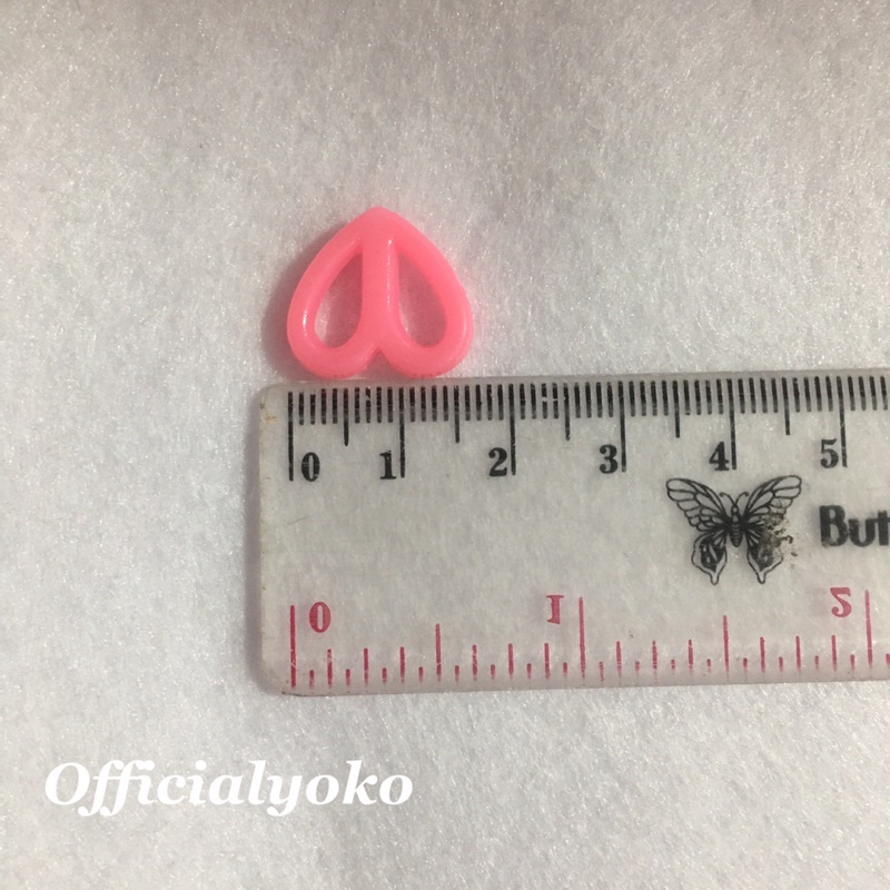 Manik Hati Belah Warna Pastel (15gram)