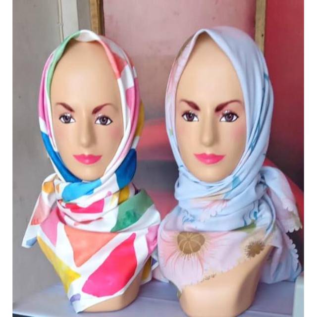 Hijab custom desain free desain bahan voal premium