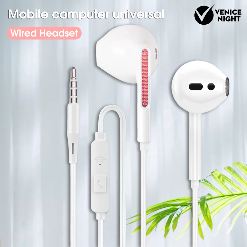 (VNEP) (Berkabel) S40 Earphone In ear HiFi Mega Bass Ergonomis Universal Untuk Handphone