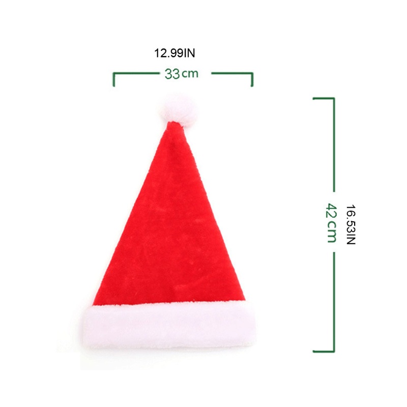 Topi Santa Dengan Lampu Led Untuk Dekorasi Pesta Natal