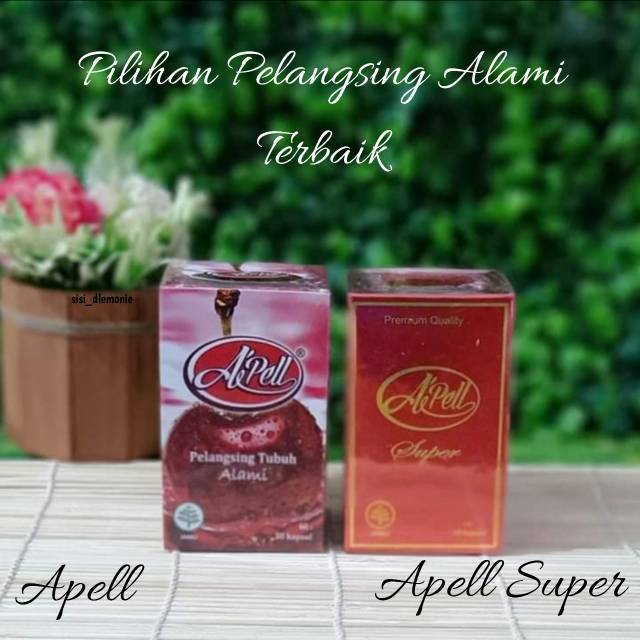 Apell Super Pelangsing Diet Alami Sehat Herbal Tanpa Efek Samping Shopee Indonesia