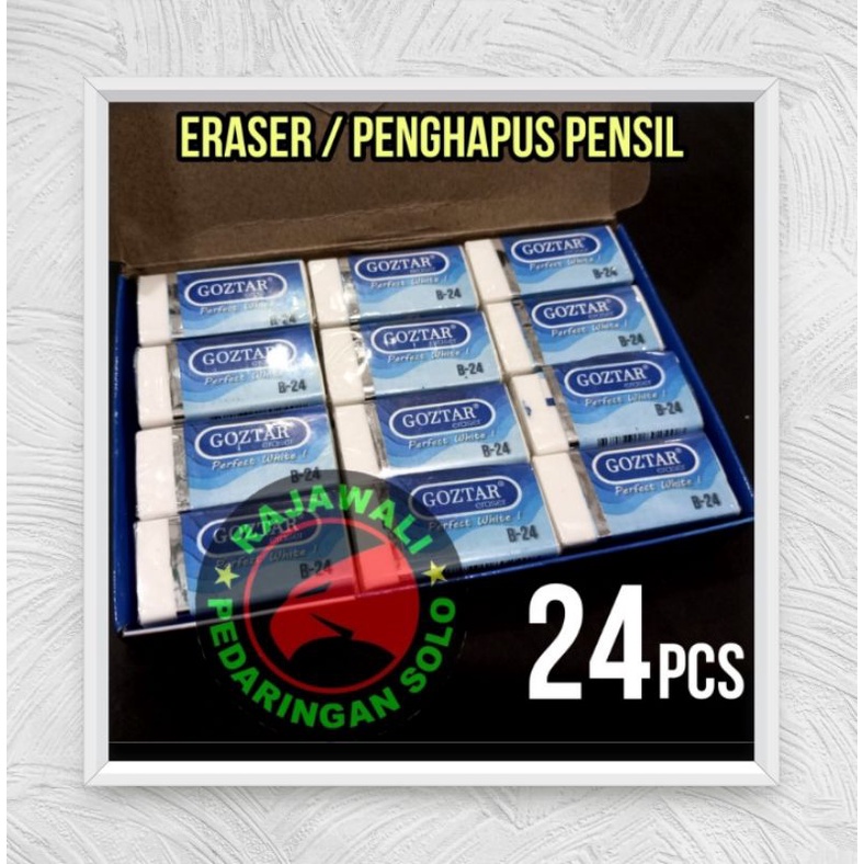 

PENGHAPUS PENSIL ISI 24PCS GOZTAR