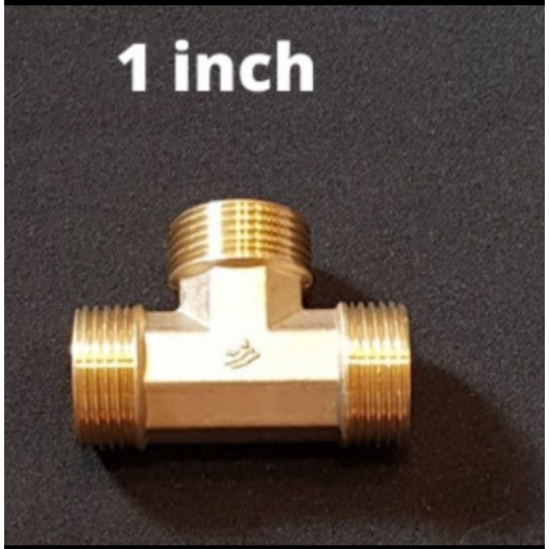 Konektor kuningan cabang T drat luar 2 inch