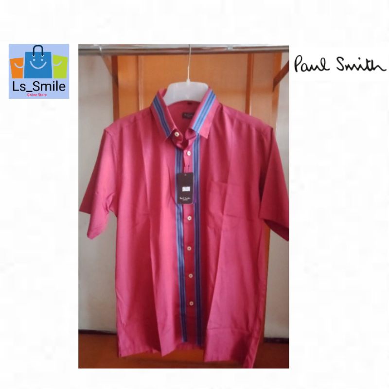 SALE KEMEJA BRANDED PRIA PAUL SMITH.BAJU KEMEJA FORMAL PRIA SIZE XL