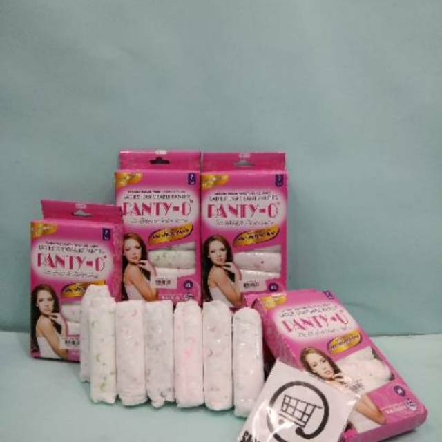  Celana  Dalam  kertas  disposable wanita PANTY O ISI 7 