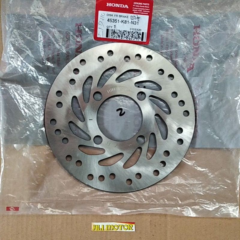 Piringan rem cakram depan beat scoopy esp vario 125 esp 45351-K81-N31 ori AHM