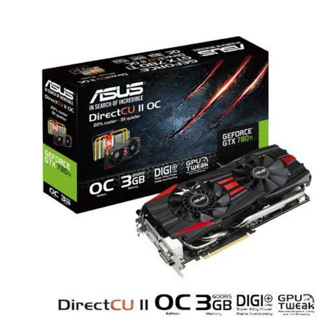 Asus gtx 780 3GB (kardus)