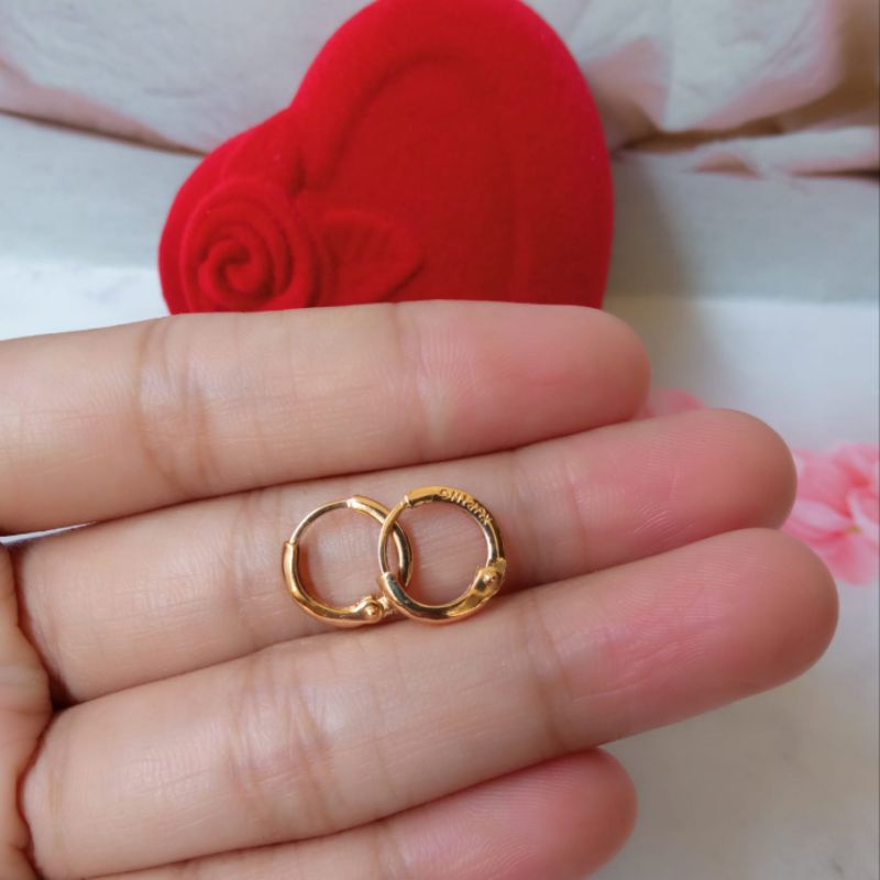 ACC_anting anak diameter kecil anting bulat polos xuping ori