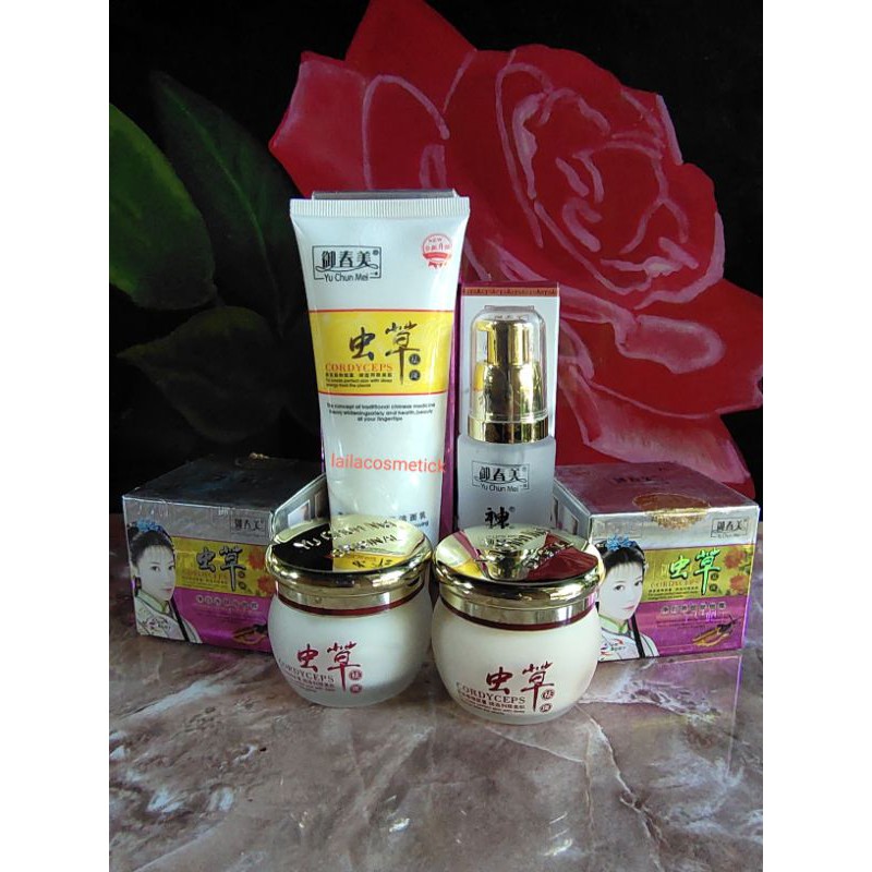 PAKET CREAM YU CHUN MEI CHORDY ORIGINAL PLUS SERUM  ORY