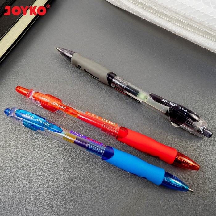 

TERBARU Joyko Gel Pen Q Gel / Pulpen Gel Joyko Q-Gel GP-265 - Biru