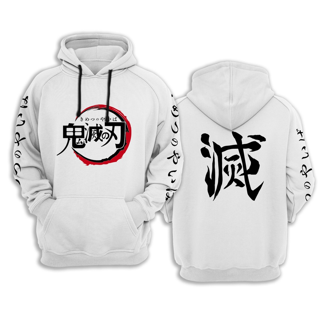 SWEATER JAKET HOODIE Kimetsu No Yaiba Demon Slayer / HOODIE PRIA WANITA ANIME JAPAN