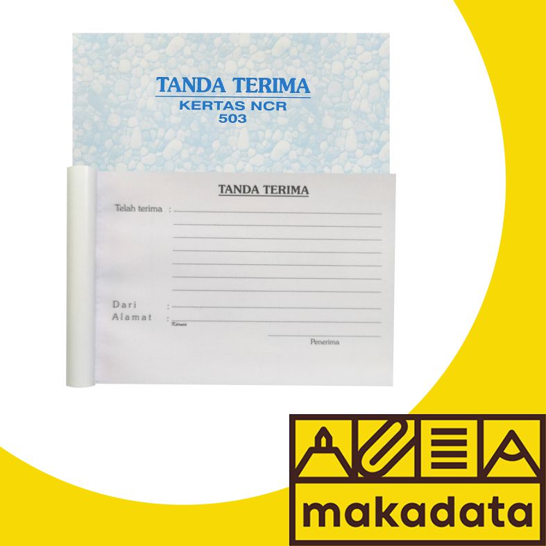 

BUKTI TANDA TERIMA BARANG 1/4 FOLIO 3 RANGKAP KURNIA (50 SET) MURAH