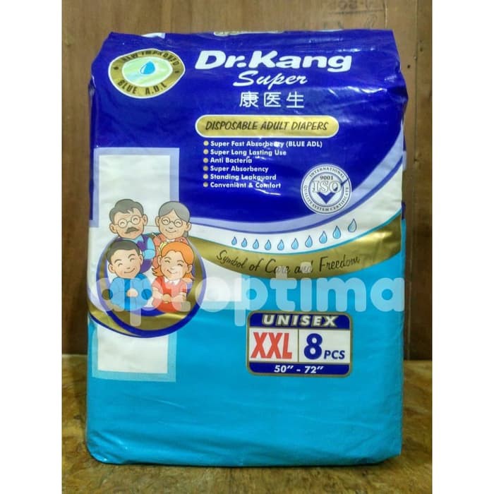 Pampers Dewasa Dr. Kang SUPER size XXL isi 8 pcs
