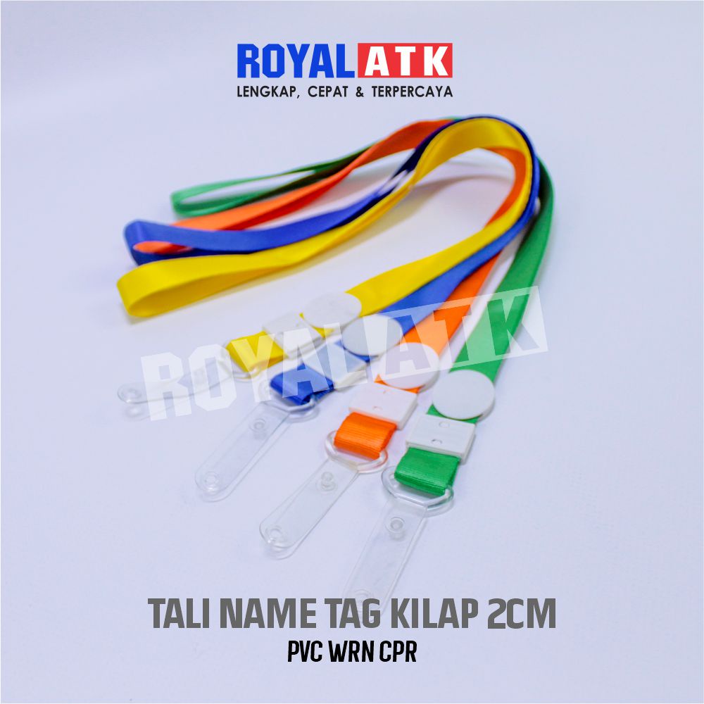 

Tali Name Tag Kilap 2Cm Pvc Wrn Cpr