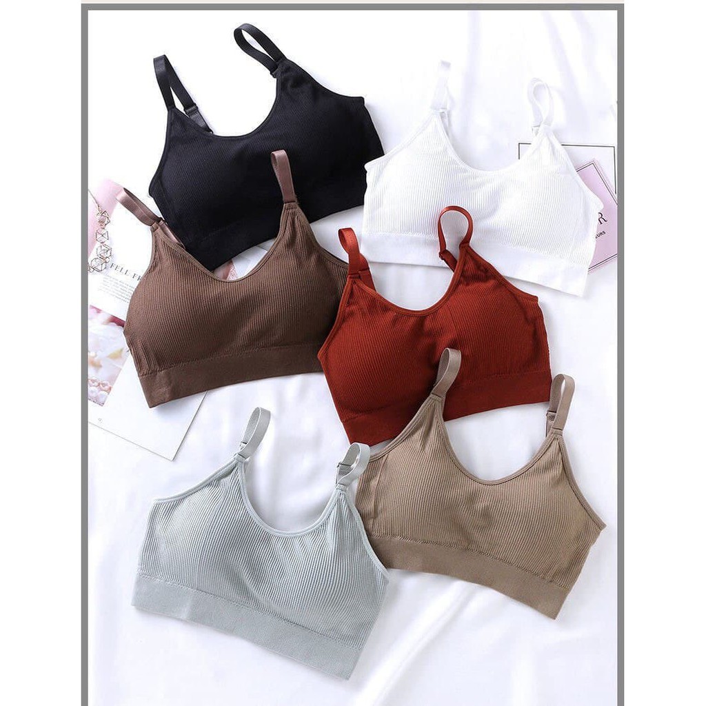 LF || Bra Push Up Sexy Gaya Korea Bahan Rajut bahan nyaman Untuk Wanita bra16 sport bra