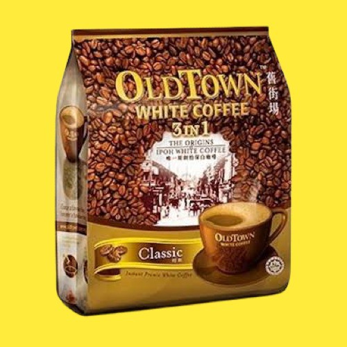 

Old town white coffee cane sugar gula tebu 3in1