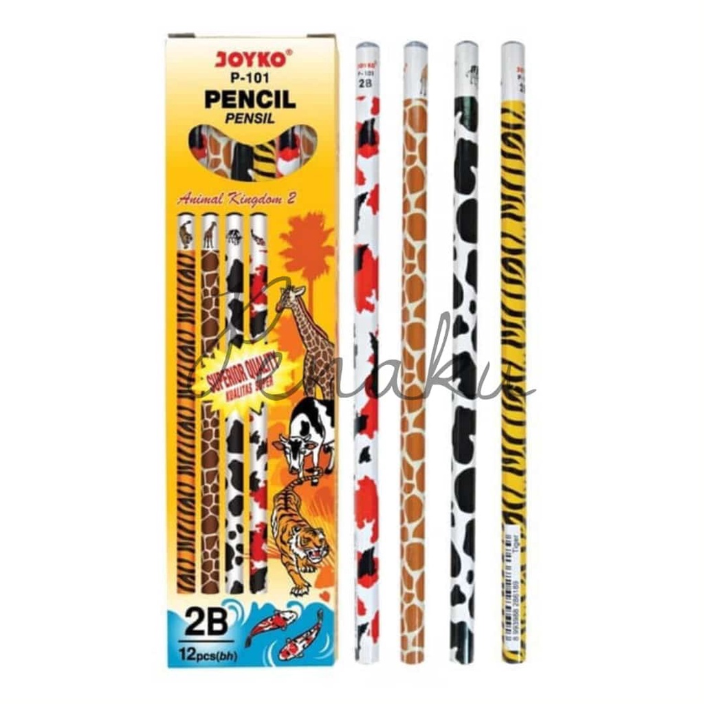 

PENSIL JOYKO 2B P-101 MOTIF ANIMAL KINGDOM 2 (JUAL ECER HARGA GROSIR)