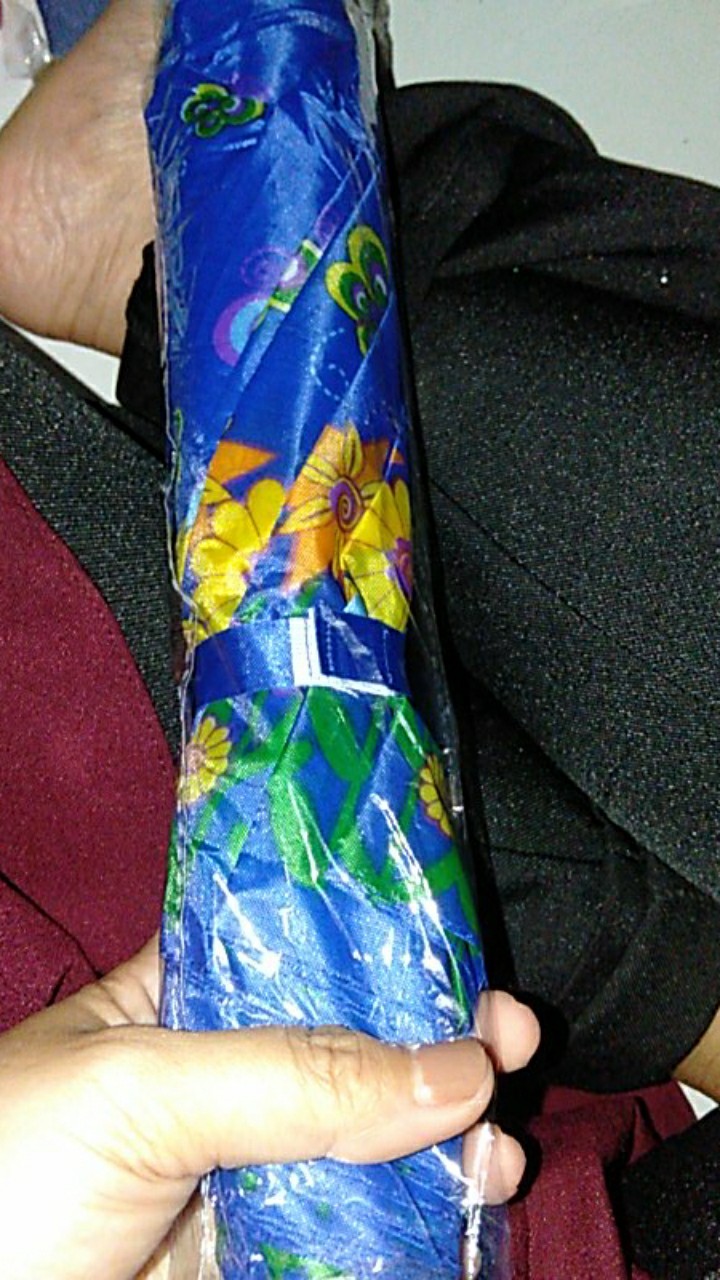 Payung Lipat 2 Kembang Bunga - L2003