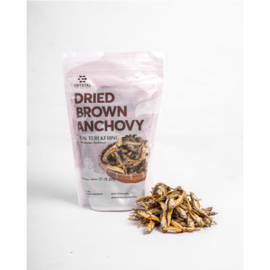 Crystal of The Sea Dried Brown Anchovy 80g - Jengki Bilis Kering