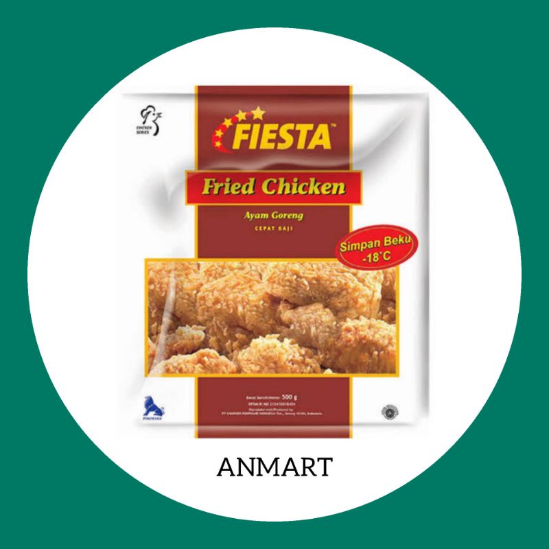 

ANMART | 500gr Fried Chicken Fiesta | Frozen Food | Sayur Online