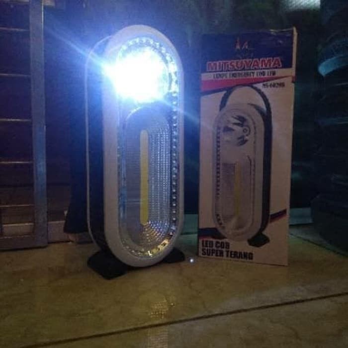 Lampu Emergency Mitsuyama MS-6029B 1+21 Smd Cahaya Terang Batrai Awet