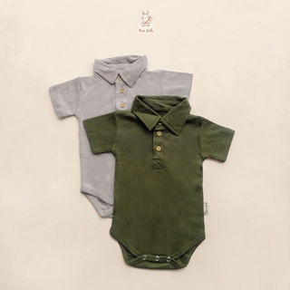 Nice Kids Classic Collar Baby Bodysuit boy- (Baju Bayi/Bodysuit Bayi) jumper bayi