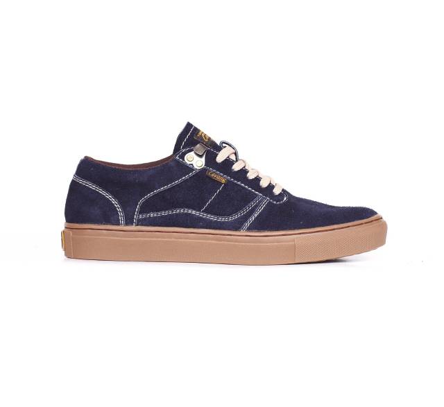 Sepatu Lokal Shoes Local Pride Cevany Gordon  Low Cut Navy Gum