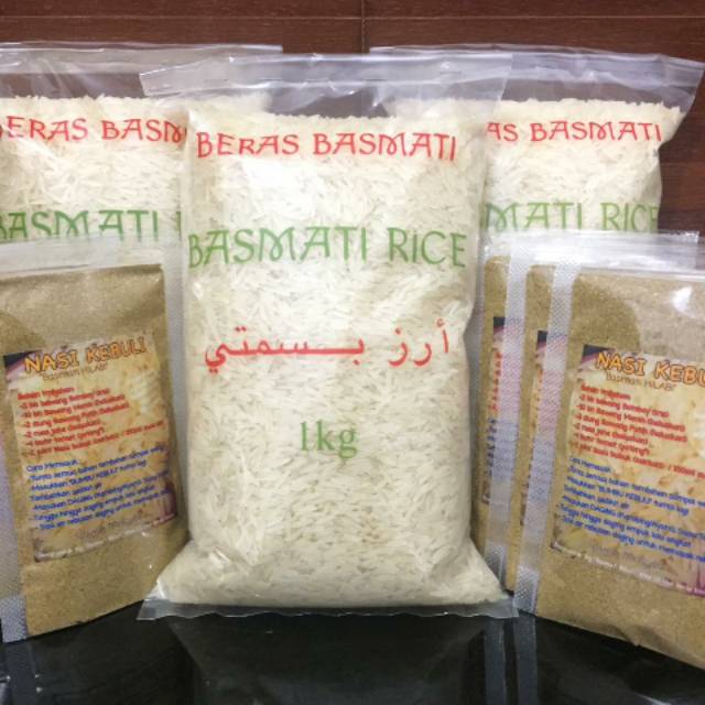 

PAKET NASI KEBULI PREMIUM UKURAN 1 KG/BERAS BASMATI/BUMBU DIJAMIN ENAK/BISA UNTUK 10 SAMPAI 12 PORSI