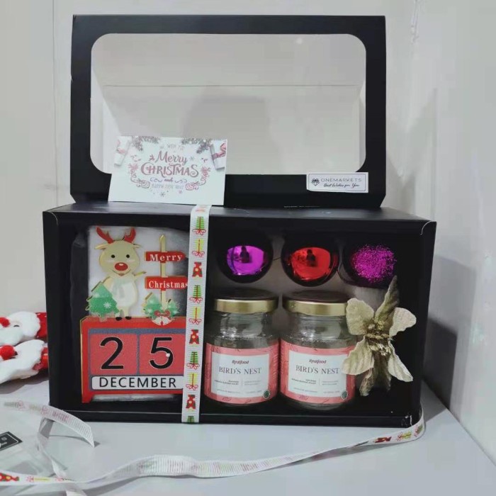 

Christmas - Hampers Realfood Edisi Natal Christmas Kado Mewah Minuman Walet Simple