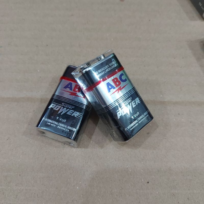 baterai eveready / abc kotak 9 V kondisi segel baru..  &quot; expired &quot;