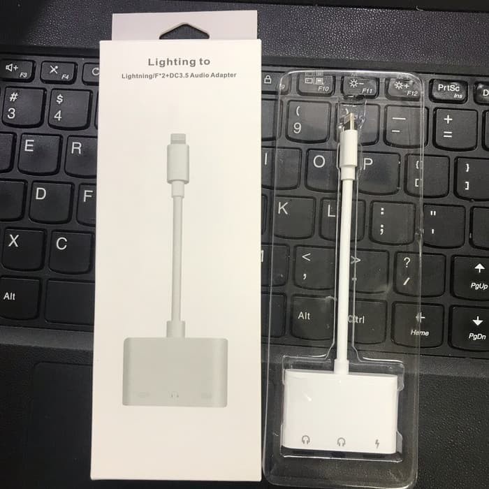 Converter For Iphone 3 in 1 Adapter Lightning Audio Jack 5 6 7 Plus 8 X Ipad Pro