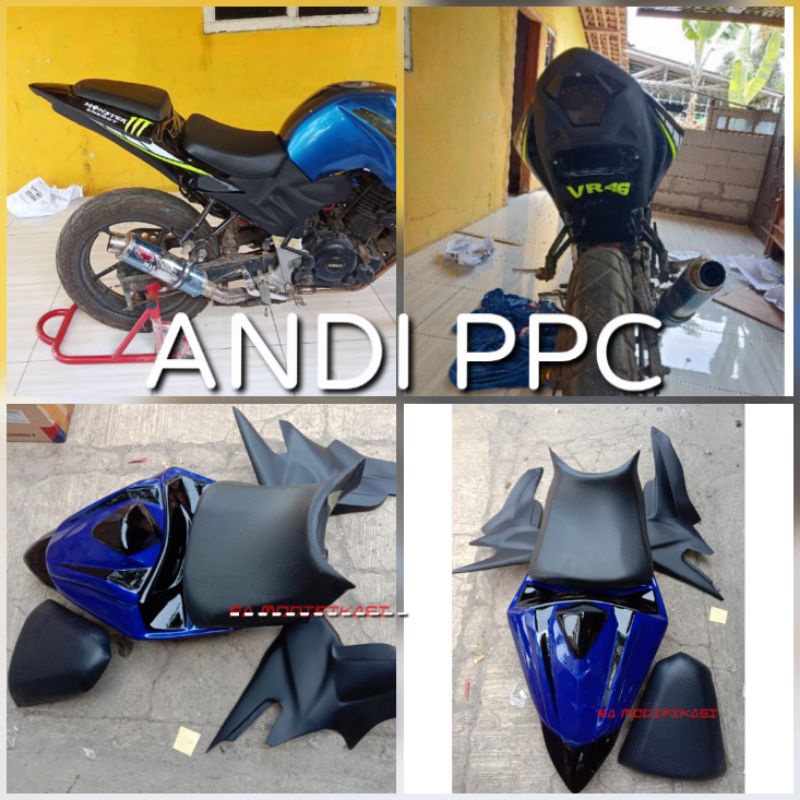 body belakang Yamaha Byson karbu model R25