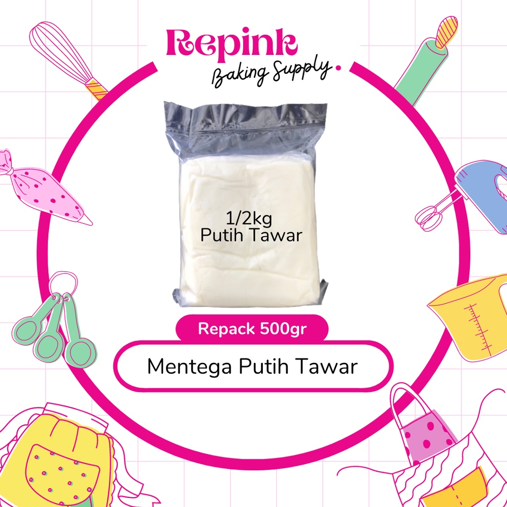 

Mentega Putih Tawar Repack 500gr | Shortening Repack 500gr