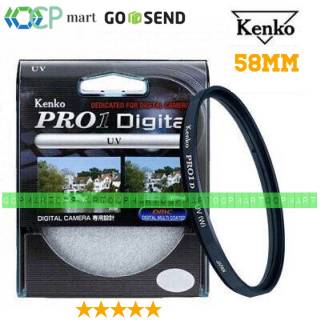 Filter UV Kenko Pro 1 Digital 58mm Canon 18-55mm Fujifilm 16-50mm Yongnuo 50mm mark II