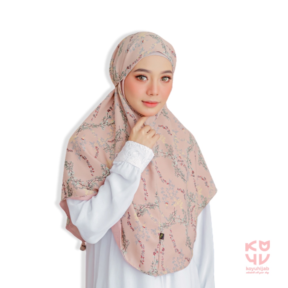 Koyu Hijab Instan Bergo 2layer Premium Isyela Best Seller