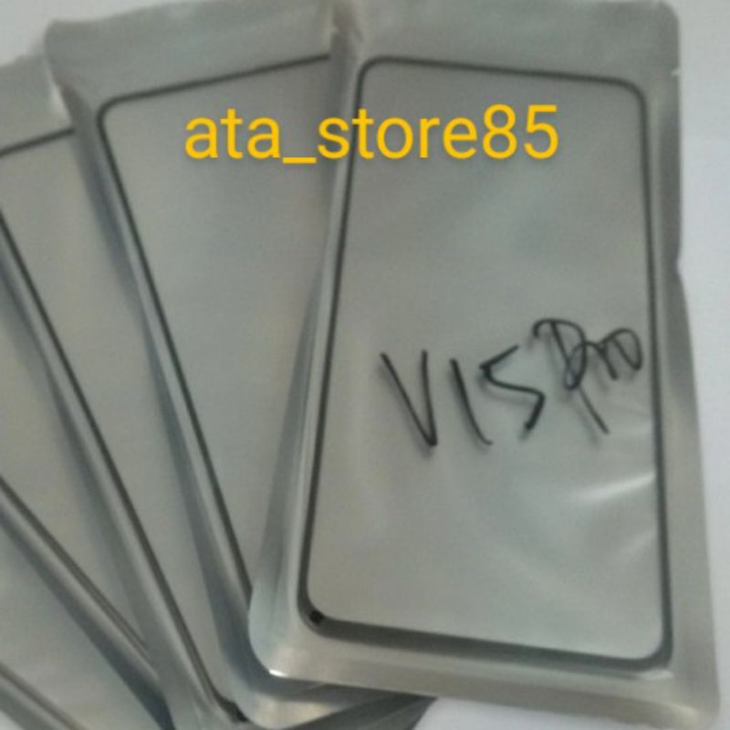 Kaca Depan Kaca LCD TS TC Touchscreen Glass LCD+Lem Plus Oca Kering Vivo V15 Pro | V 15 Pro Original