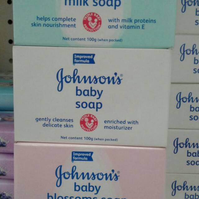 Johnsons baby soap 75g
