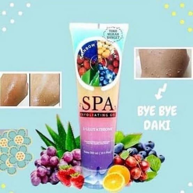 body spa rainbow perontok daki