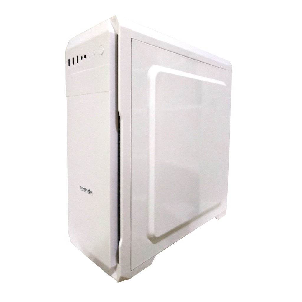 CASING PC IMPERION NEO 504 WHITE WITH TEMPERED GLASS SIDE DVD ROOM