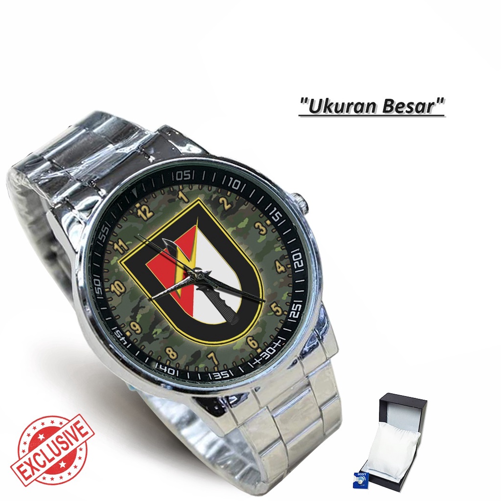 Jam Tangan Rantai Couple TNI AD RAIDER 03 (Special)