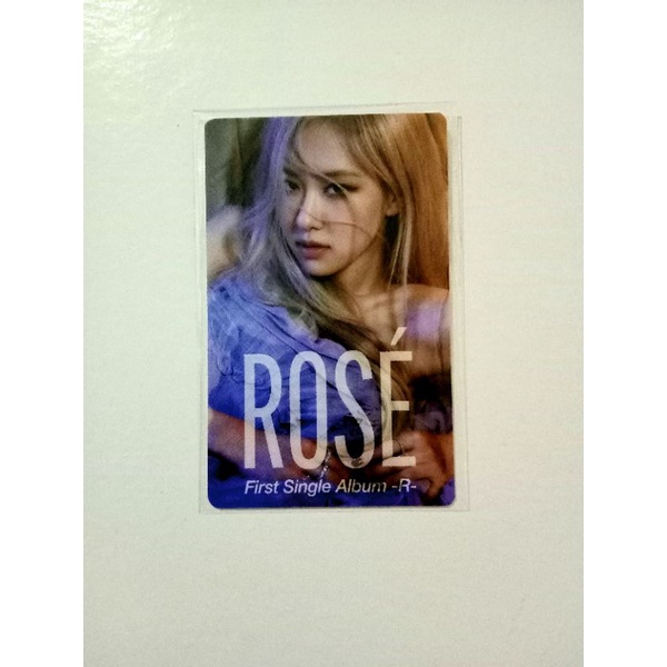 vibe card photocard pc rosé rose album solo -r-