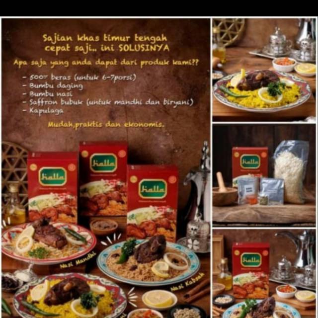 

Bumbu Nasi Mandhi halla paket berasmati + bumbu complit 500gr