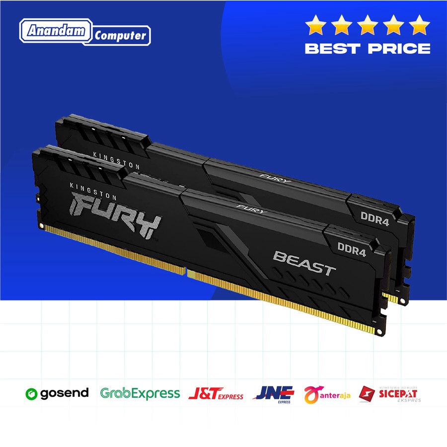 Kingston Fury BEAST 32GB KIT (2x16) DDR4 RAM 3200MHz