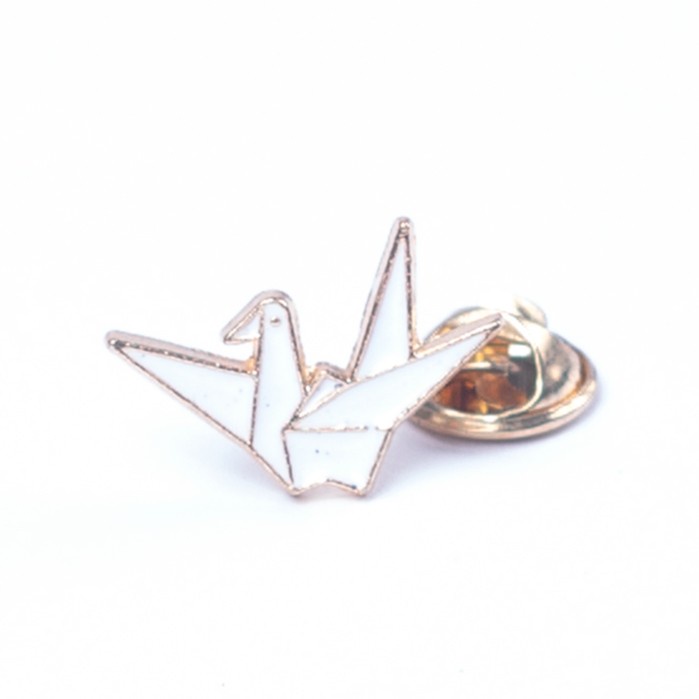 Houseofcuff lapel pin brooch bros untuk jas TUSUK WHITE GOLD JJ