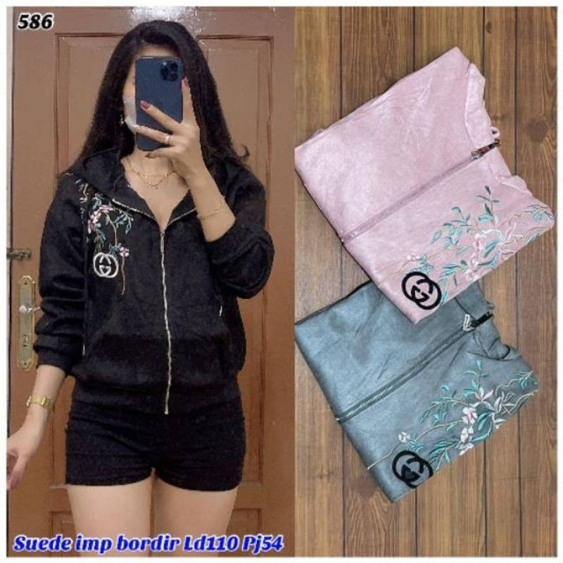 jaket gucci flow suede imp 586
