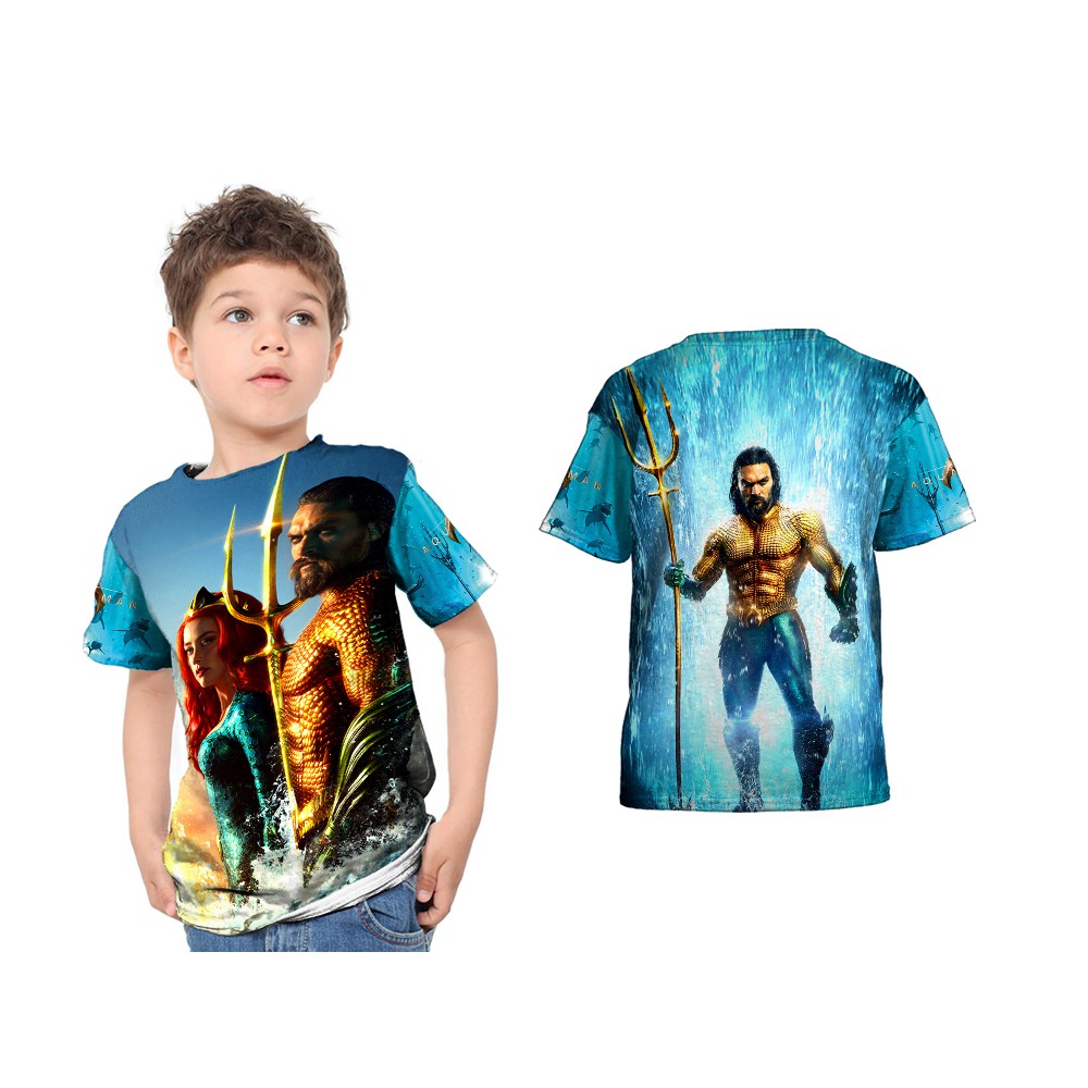 AQUAMAN 03 Baju Kaos Anak Fullprint Premium