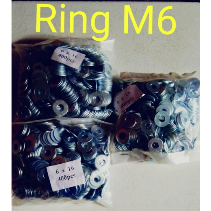 Ring M6 (kunci 10) RING PUTIH