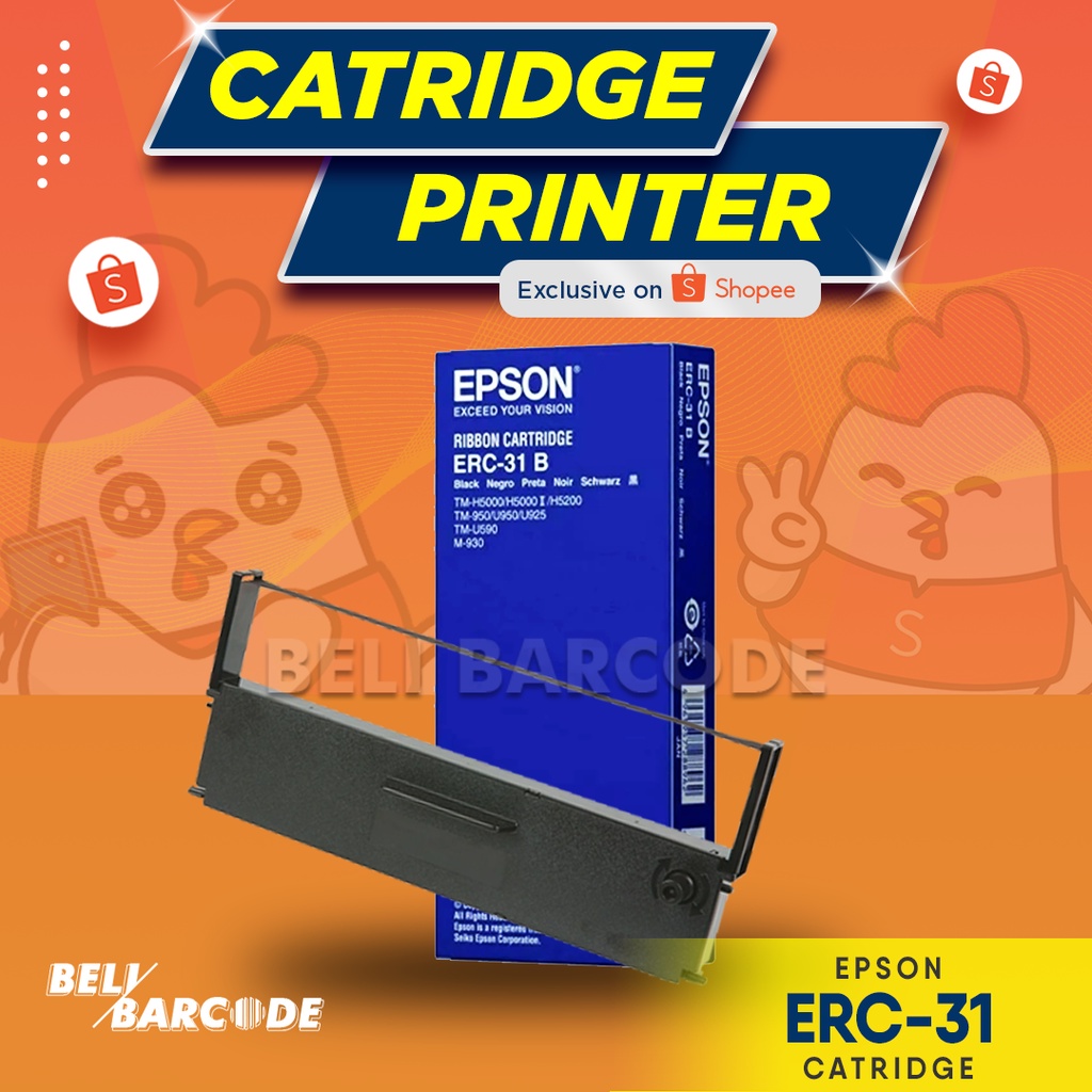 Ribbon Cartridge Epson ERC-31 Tinta Printer Epson TMU-950