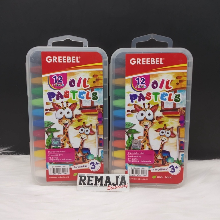 

Crayon / Oil Pastel Greebel 12 Warna (Oil Pastel-12C)